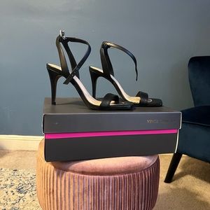 Vince Camuto black heeled sandals